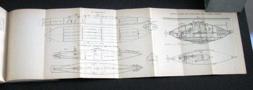 Submarine Boats 1887 Hovgaard Onderzeeërs, Antiquités & Art, Enlèvement ou Envoi