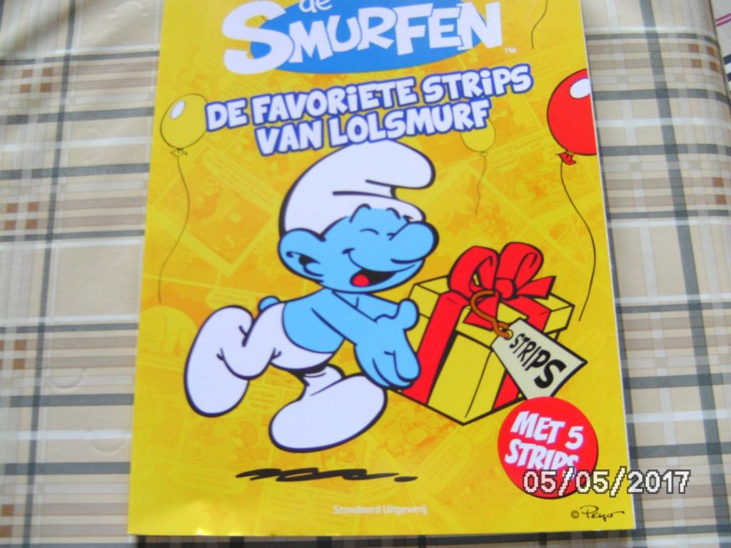 Een strip : Smurfen "De favoriete 5 strips van Lol Smurf", Verzamelen, Ophalen of Verzenden, Nieuw, Lolsmurf, Stripboek
