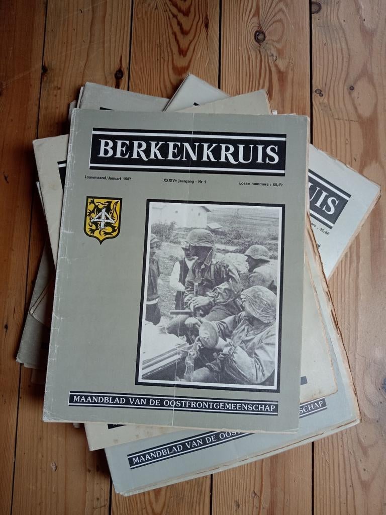 19 pièces de combattants du front de l'Est de Birch Cross, Enlèvement ou Envoi, Armée de terre, Livre ou Revue