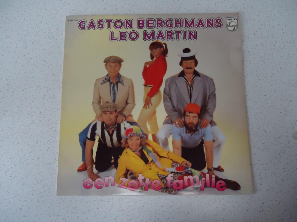 LP van "Gaston Berghmans & Leo Martin" Een Zotte Familie, Enlèvement ou Envoi, Utilisé, 12 pouces, Autres genres