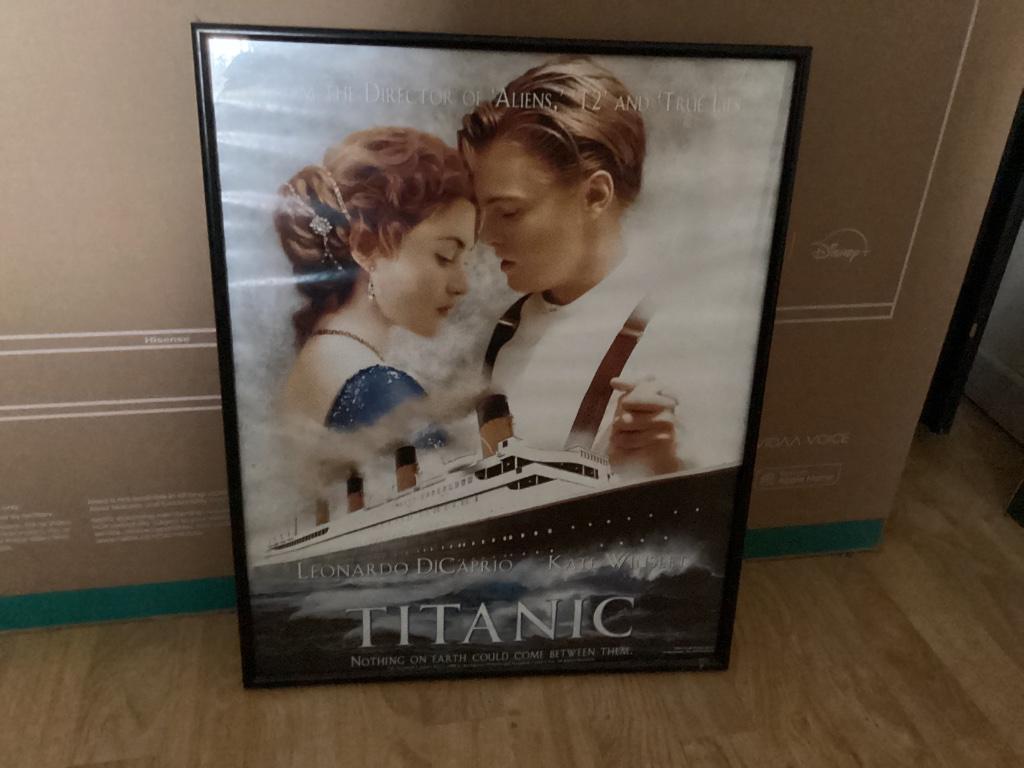 Foto in kader Titanic, Verzamelen, Posters, Ophalen of Verzenden