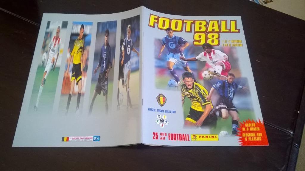 PANINI FOOTBALL BELGIUM 1998 leeg album, Verzamelen, Ophalen of Verzenden, Zo goed als nieuw, Sport