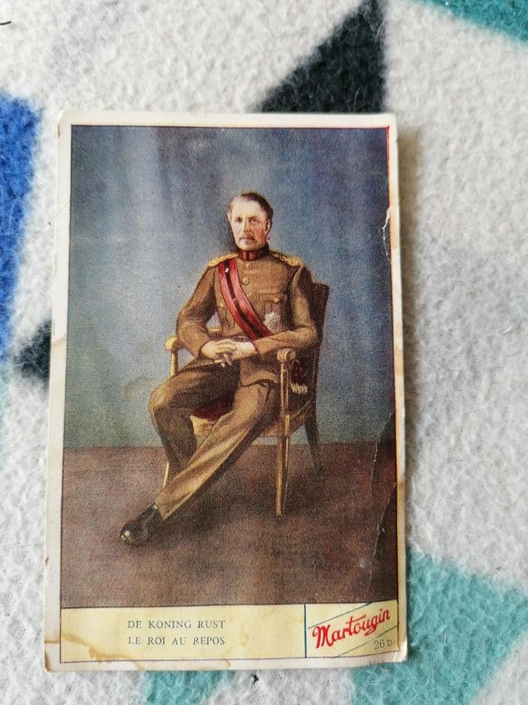 Oud prentje koning Albert, Collections, Envoi