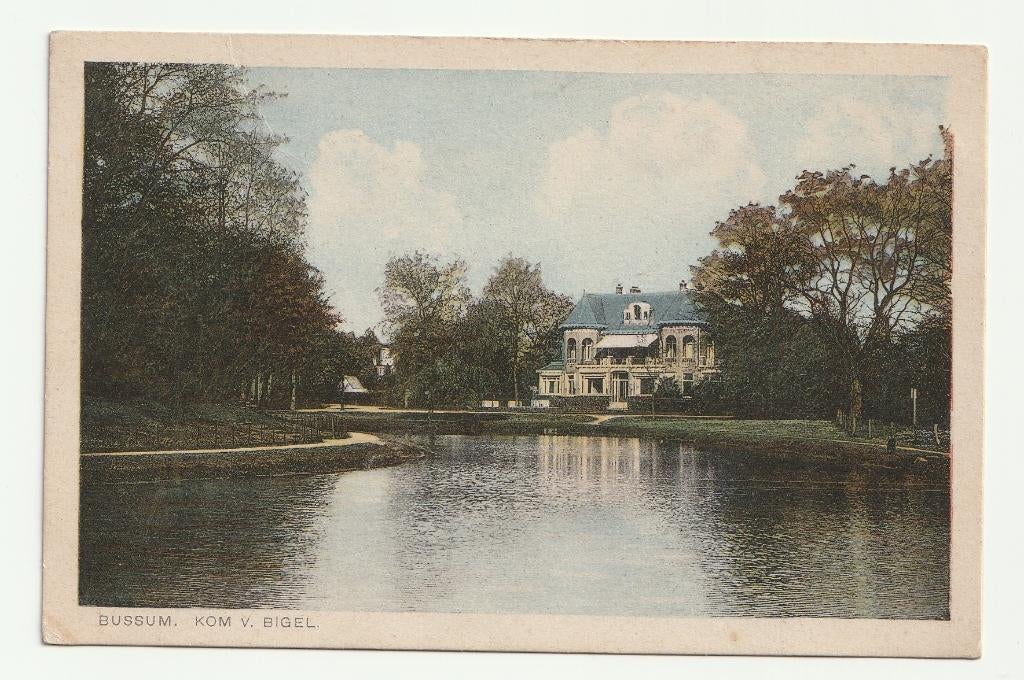 Bussum Kom v Bigel, Collections, Cartes postales | Pays-Bas, Envoi, 1920 à 1940, Affranchie, Hollande du Nord/ Hollande Septentrionale
