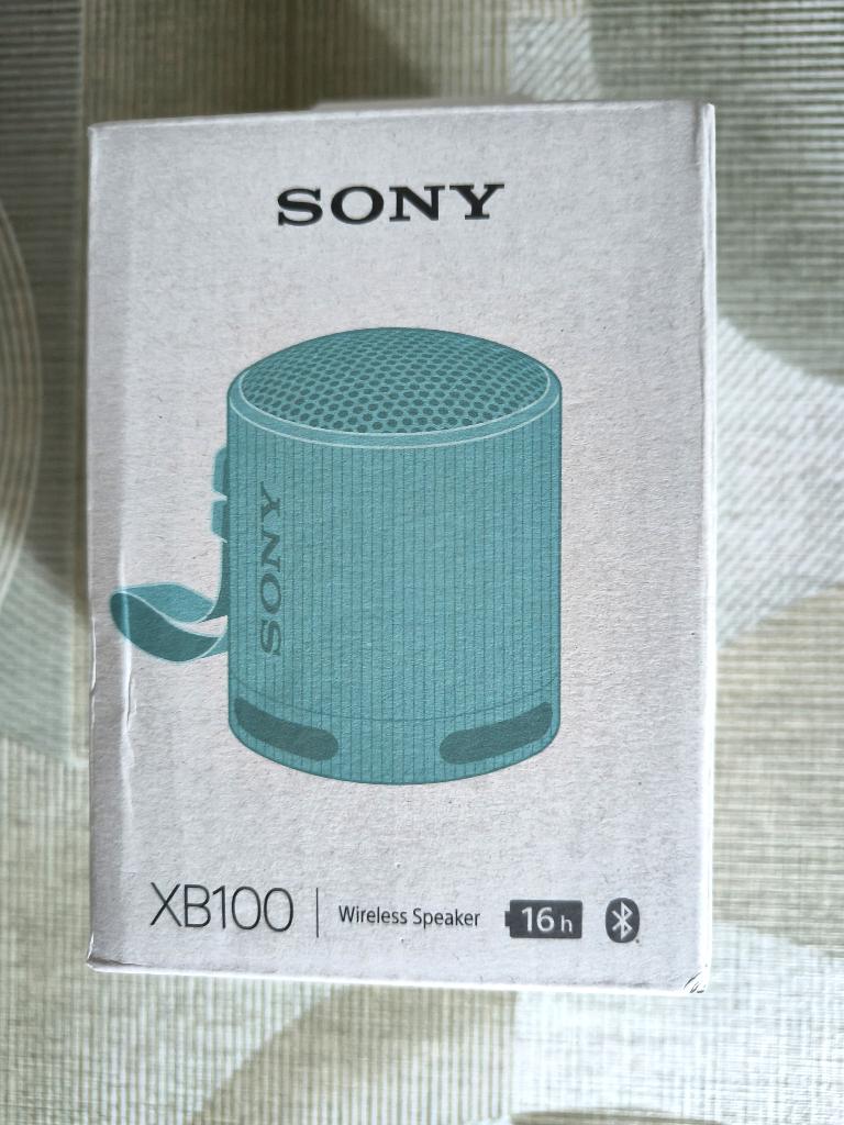 Sony SRS-XB100 - Draagbare Bluetooth Speaker - Blauw, Audio, Tv en Foto, Luidsprekerboxen, Ophalen, Overige typen, Zo goed als nieuw