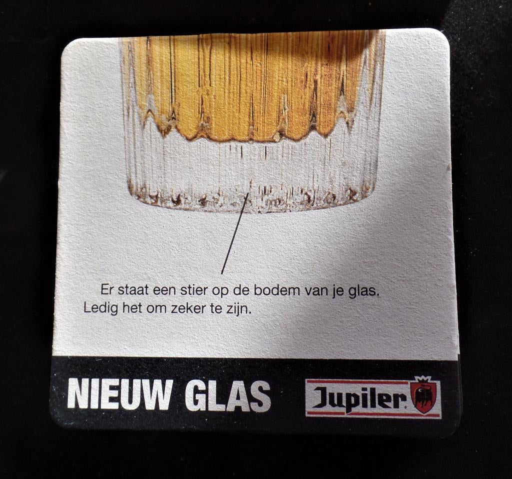 bierviltjes van Jupiler (stier), Collections, Marques de bière, Neuf, Sous-bock, Jupiler, Enlèvement