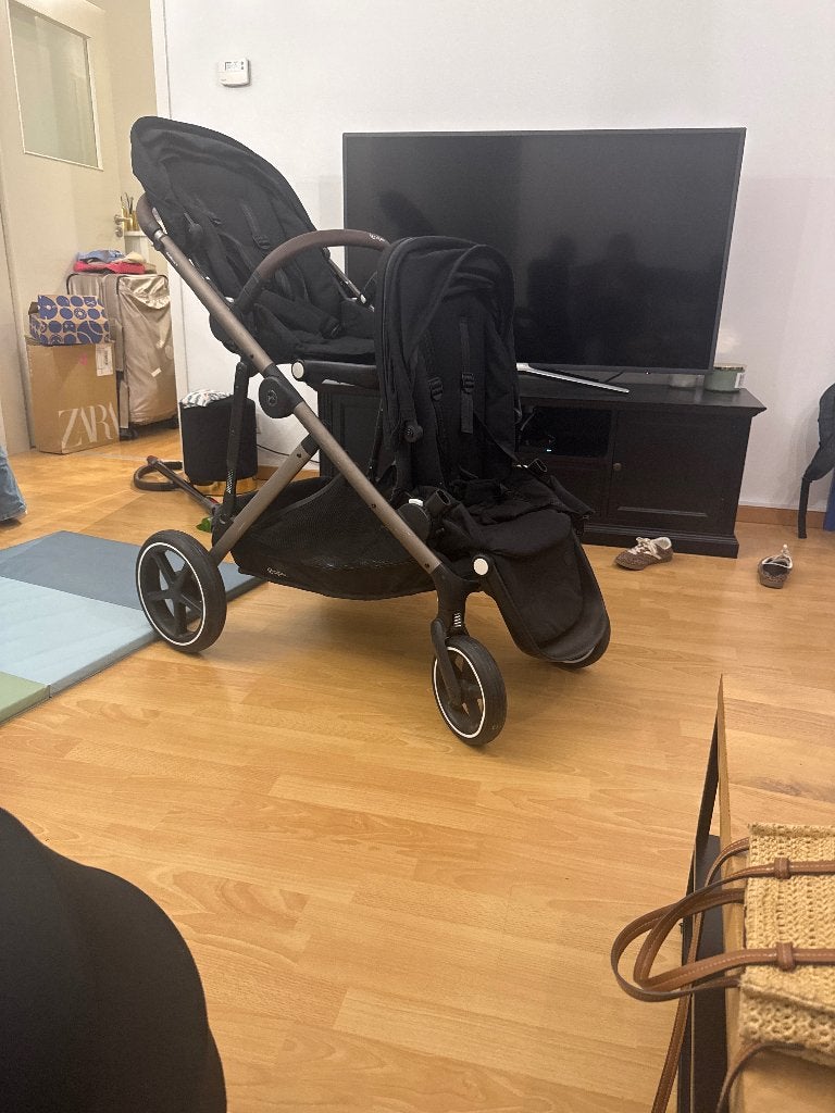 Poussette cyber gazelle S double, Enfants & Bébés, Enlèvement ou Envoi, Comme neuf, Poussette combi, Autres marques