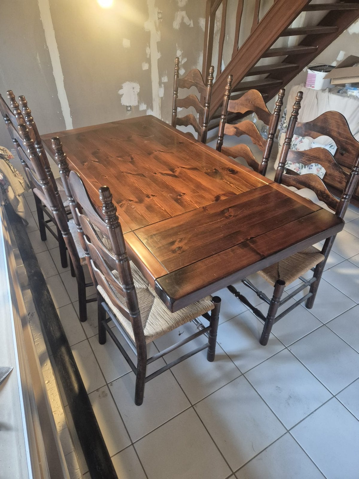 Eettafel, Ophalen