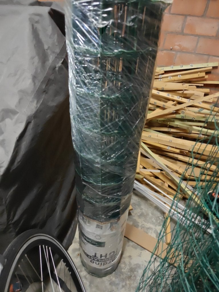 lot nieuwe + gebruikte tuindraad 122 cm x 75 meter, Ophalen, Gebruikt, 20 meter of meer, Draad