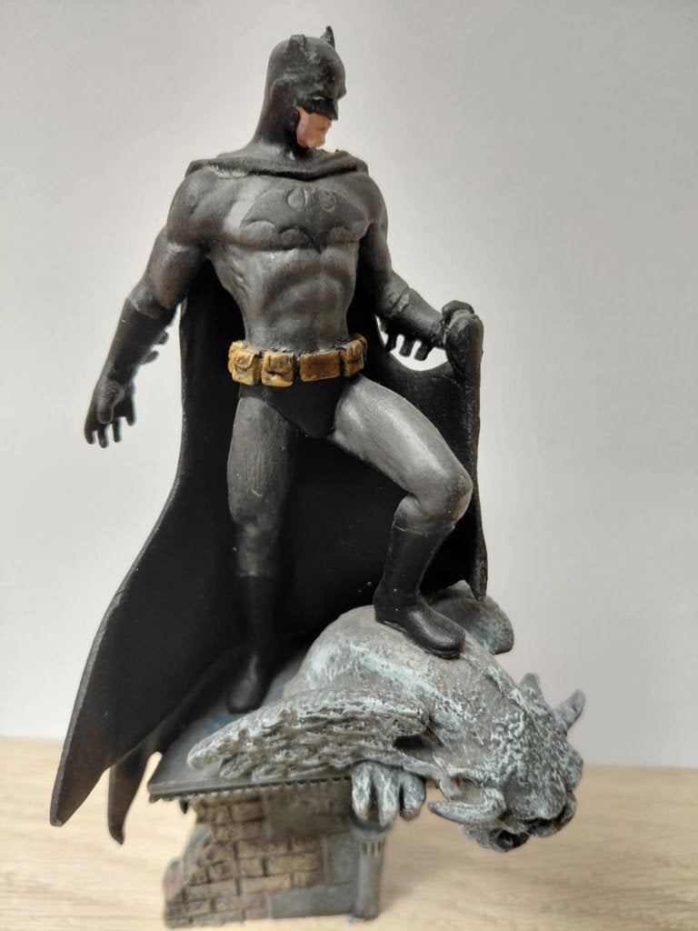 Batman ornament ( lood ), Ophalen of Verzenden, Superheld, Gebruikt, Beeldje of Figuurtje