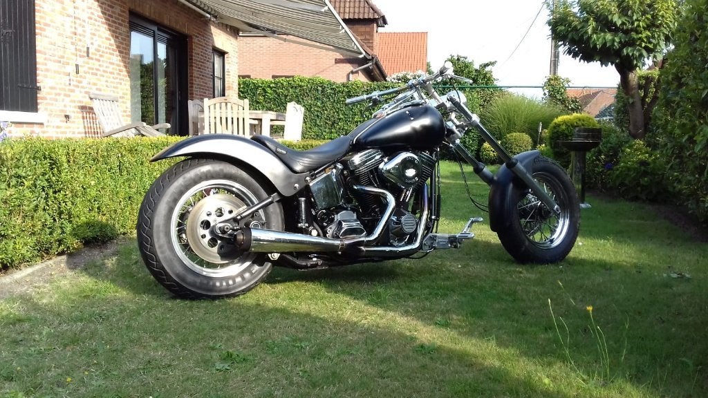 Harley Davidson FLSTF Fatboy Chopper, Motoren, 2 cilinders, 1340 cc, Gebruikt, Particulier