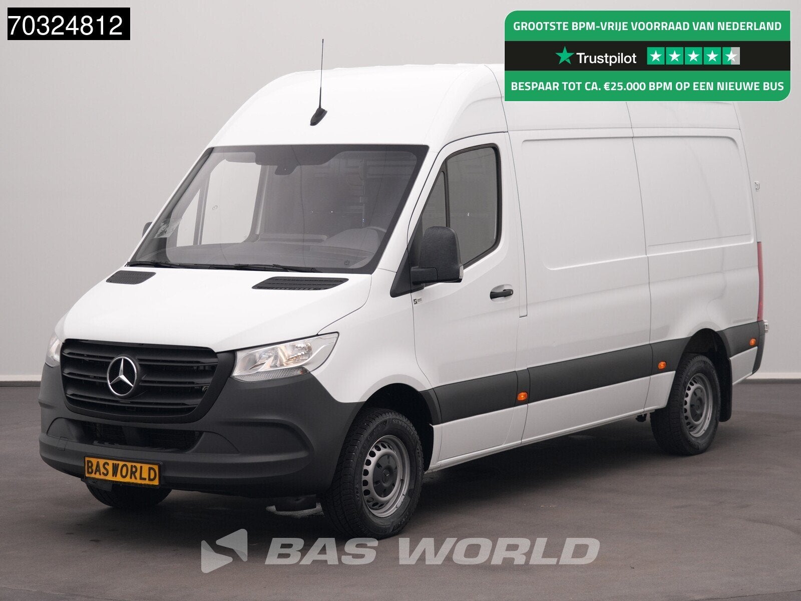 Mercedes Sprinter 317 CDI Automaat L2H2 170PK Airco Cruise C, Automaat, Start-stop-systeem, Stof, Gebruikt