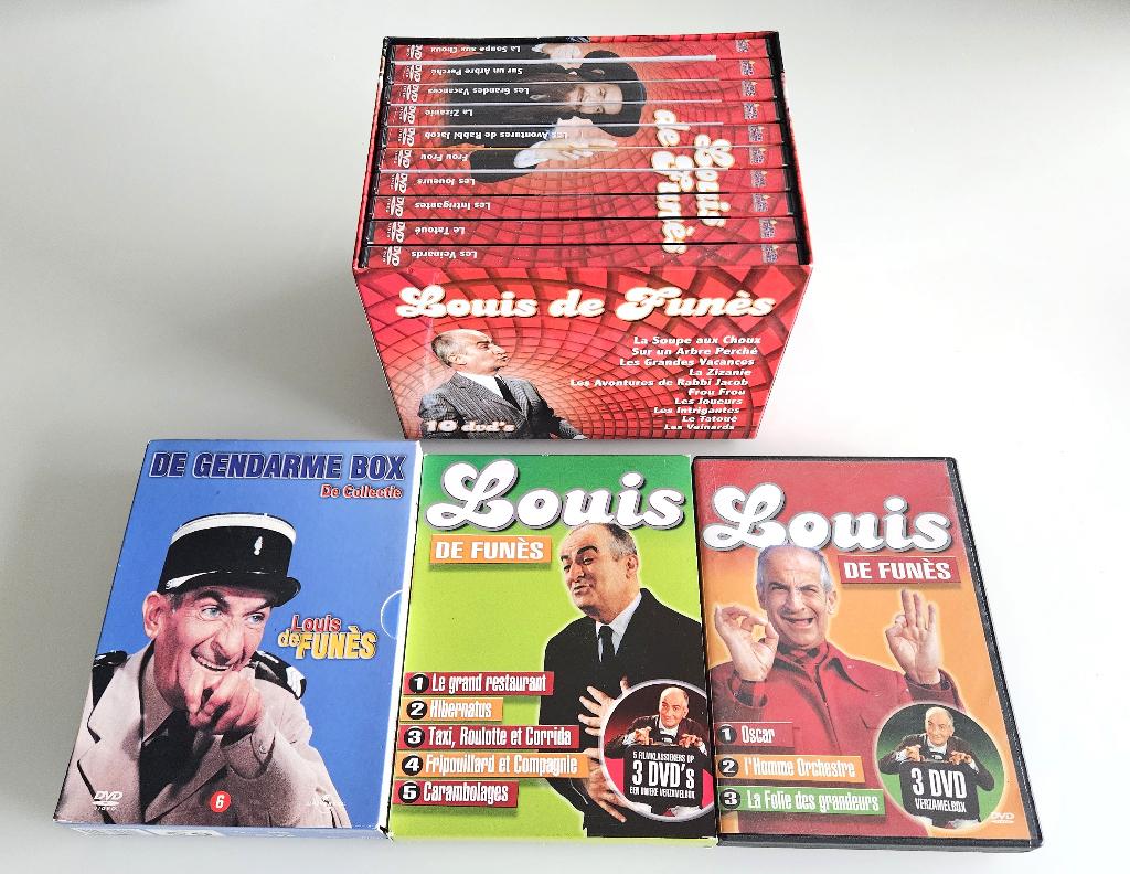 DVD boxen Louis de Funes, Enlèvement ou Envoi