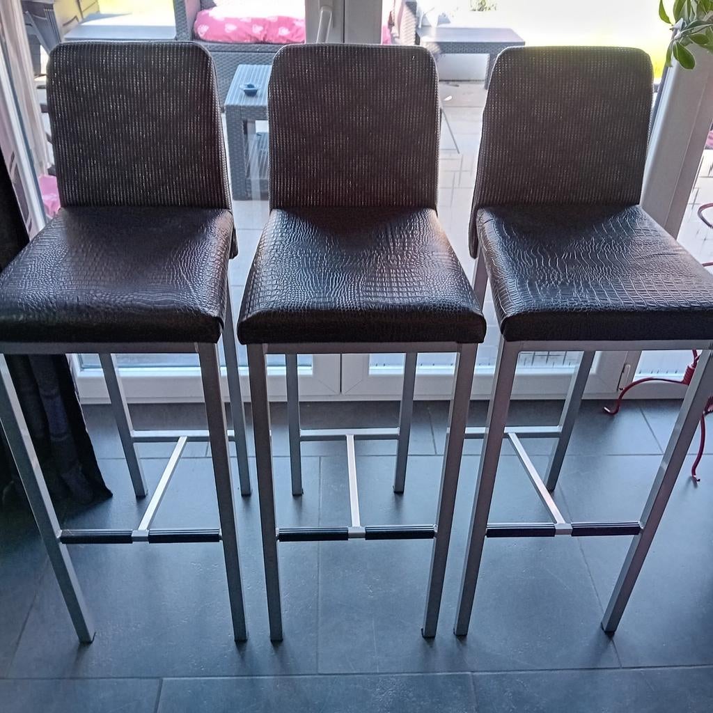 3 tabourets à vendre, 3 tabourets, Enlèvement