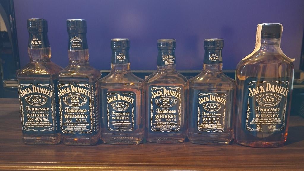Jack Daniel's petites bouteilles, Ophalen, Zo goed als nieuw