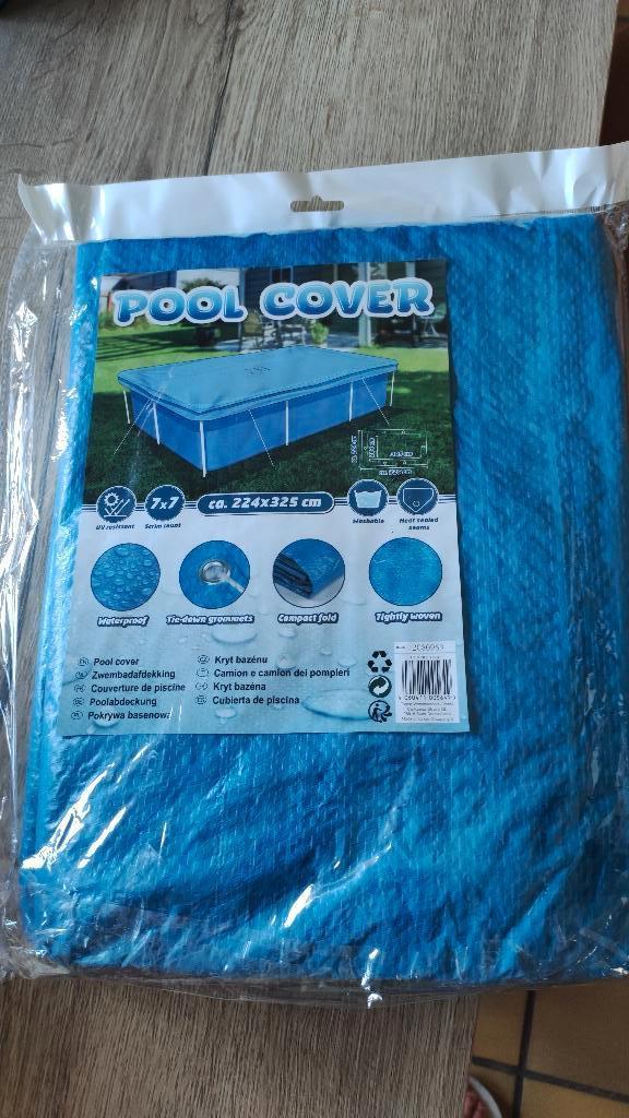 zwembadafdekking - pool cover  224 x 325 cm - NIEUW, Enlèvement, Neuf, Couverture de piscine