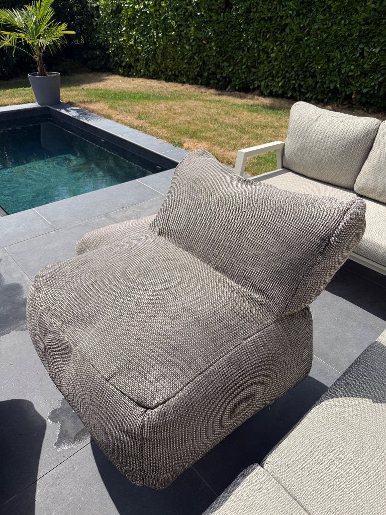 Canapé de jardin / pouf roolf living, Ophalen, Gebruikt, Tuinset
