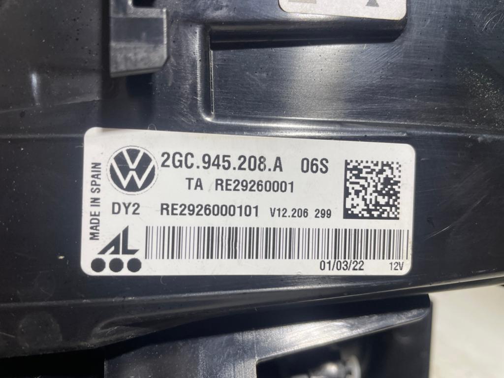 Rechter achterlicht VW T-ROC 2GC945208A, Auto-onderdelen, Ophalen, Gebruikt, BMW