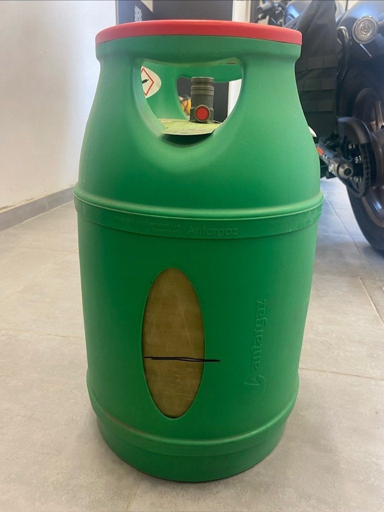 gasfles antargaz met teruggavekaart twv 45 euro, Caravans en Kamperen, Kampeeraccessoires, Ophalen, Gebruikt