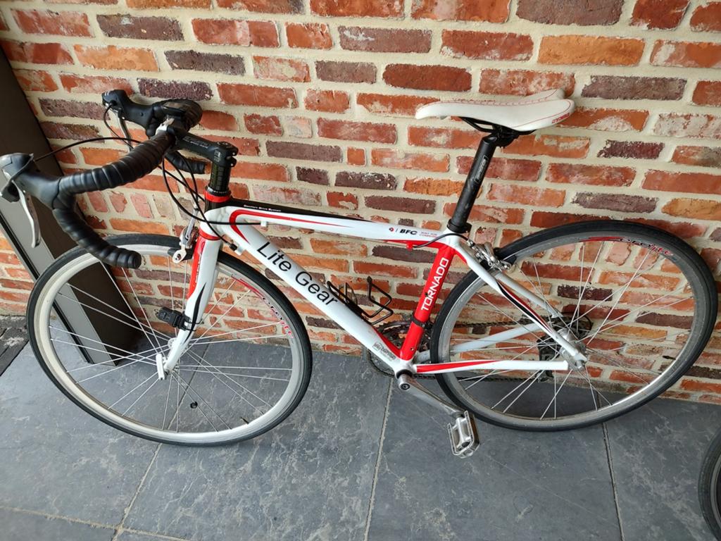 Lite gear tornado racefiets, Vélos & Vélomoteurs, Frein sur jante, Enlèvement, Utilisé, Plus de 20 vitesses
