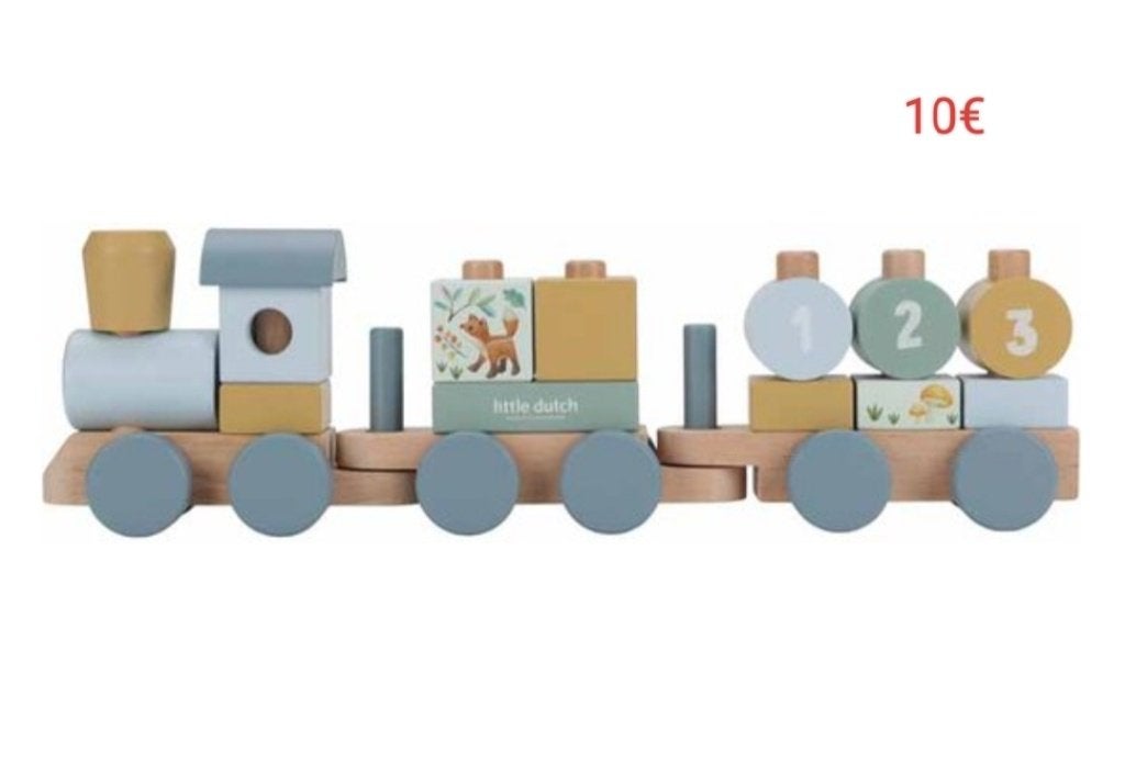 Little dutch houten trein, Kinderen en Baby's, Ophalen, Nieuw, Duw- of Trekspeelgoed
