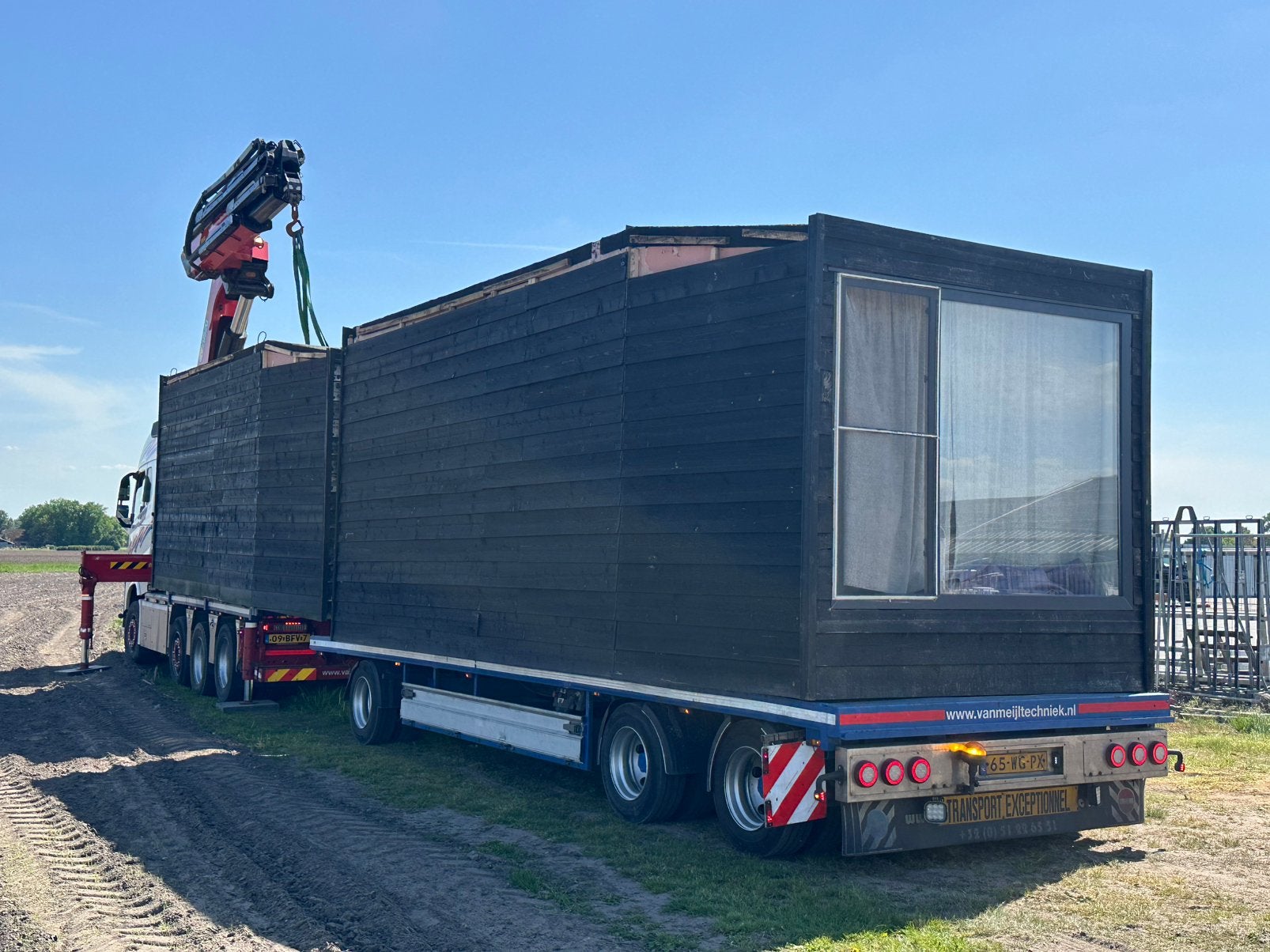 Spacebox l woonunit l stacaravan zwart de laatste, Ophalen of Verzenden