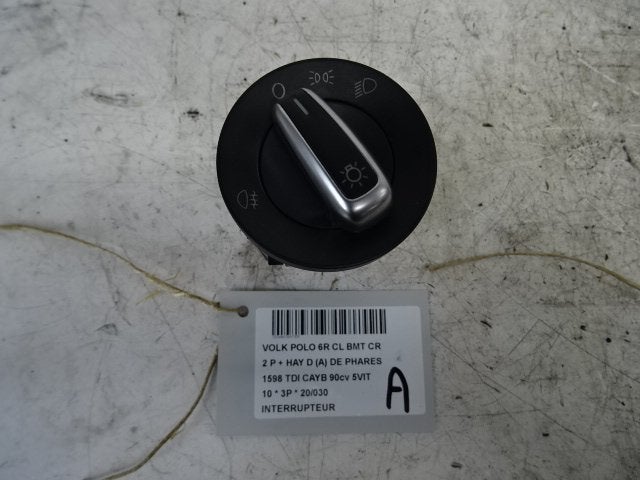 COMMUTATEUR Volkswagen Polo V (6R) (6R0941531F), Utilisé, Volkswagen