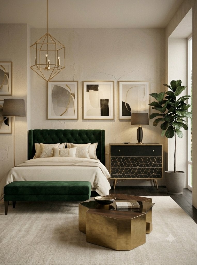 MAISONS DU MONDE ART DECO DRESSOIR - €179 (slechts 1 uur), Ophalen, 50 tot 100 cm, Zo goed als nieuw, 3 of 4 laden