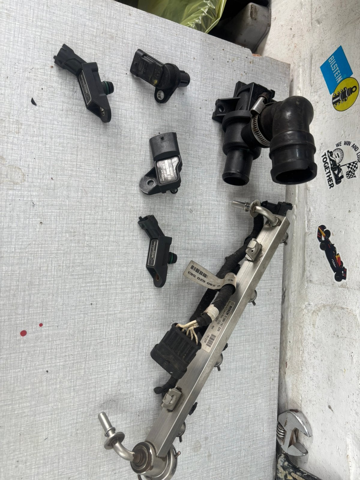 Injector rail // blow off // druk sensoren // Abarth 1.4tjet, Ophalen