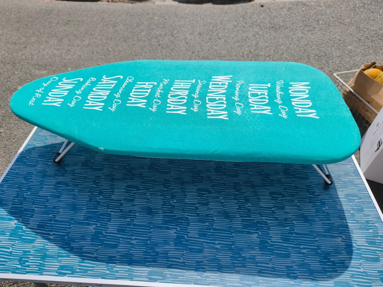 Tafel strijkplank, Ophalen of Verzenden, Gebruikt, 1-persoons