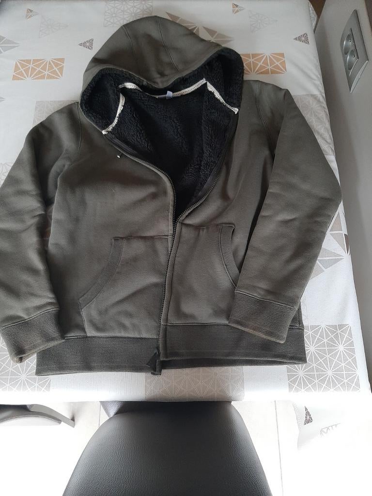 Hoodie met rits, Enlèvement, Vert