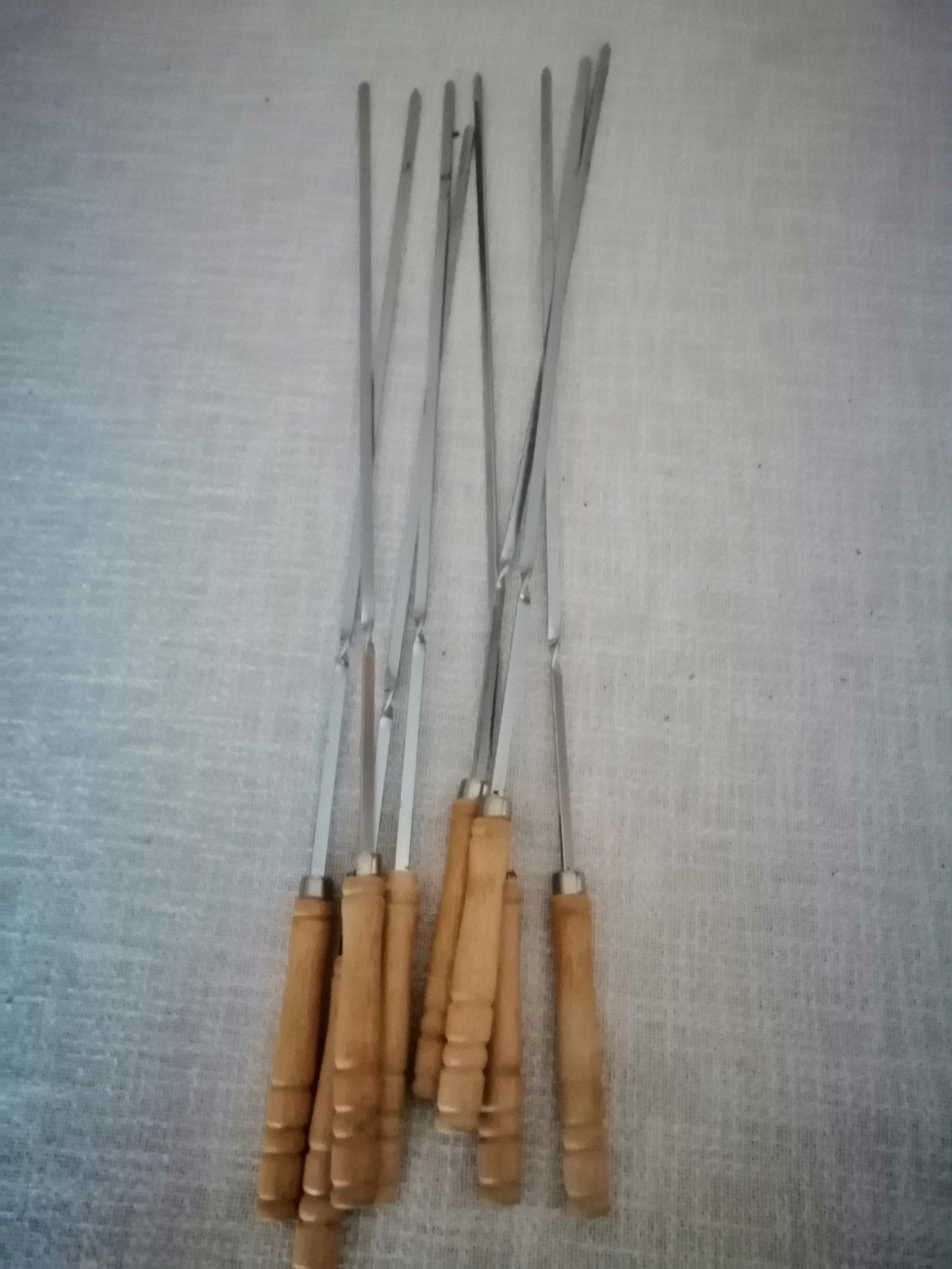 spiesjes voor grote brochetten, Ophalen