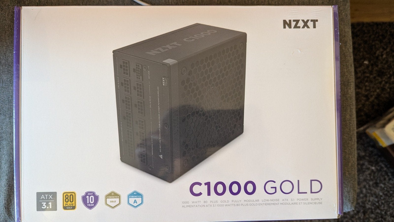 NZXT C1000 PSU *BRAND NEW* (Gold 80+, Atx 3.1), Enlèvement, Neuf