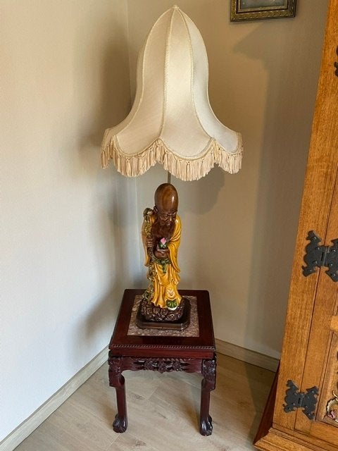 Zeer mooie lampadaires met porseleinen beelden Guanyin, Antiek en Kunst, Ophalen