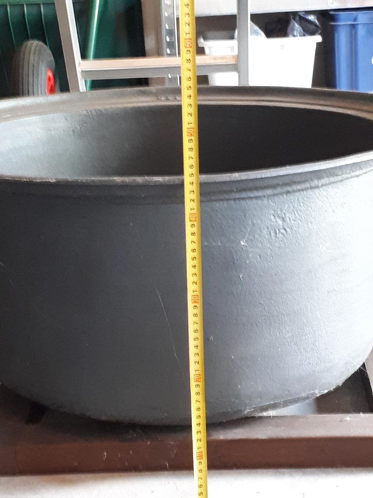 gietijzeren ketel, Tuin en Terras, Ophalen, Rond, Nieuw, Metaal