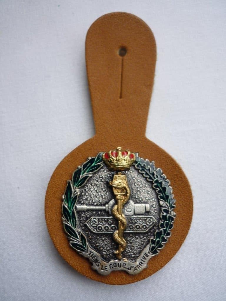 Breloques ABL-Foreces Belges stationnées en RFA 1981-1982, Collections, Enlèvement ou Envoi, Armée de terre, Emblème ou Badge