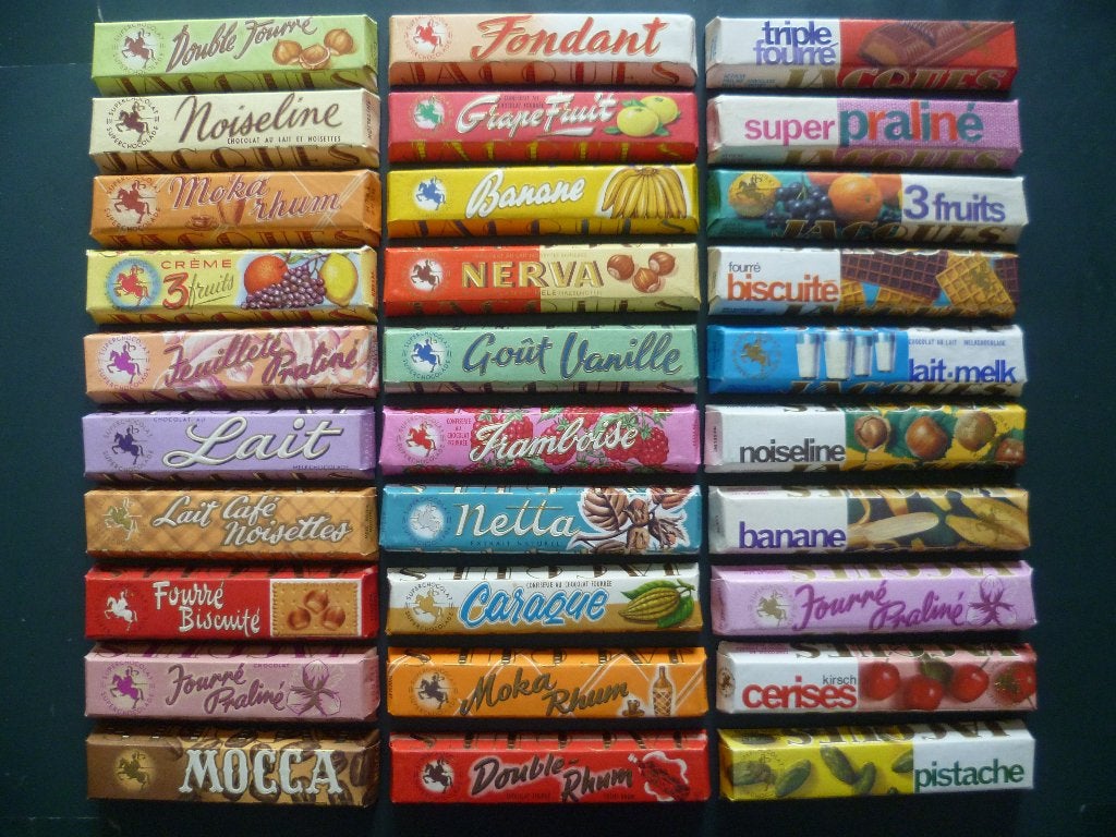 Chocolade Jacques Chocolat blocs blokjes jaren '50 '60 '70, Enlèvement ou Envoi, Utilisé