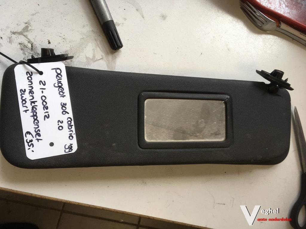 Peugeot 306 cabrio zonnenkleppenset '99, Auto-onderdelen, Gebruikt, -, -, Ophalen of Verzenden