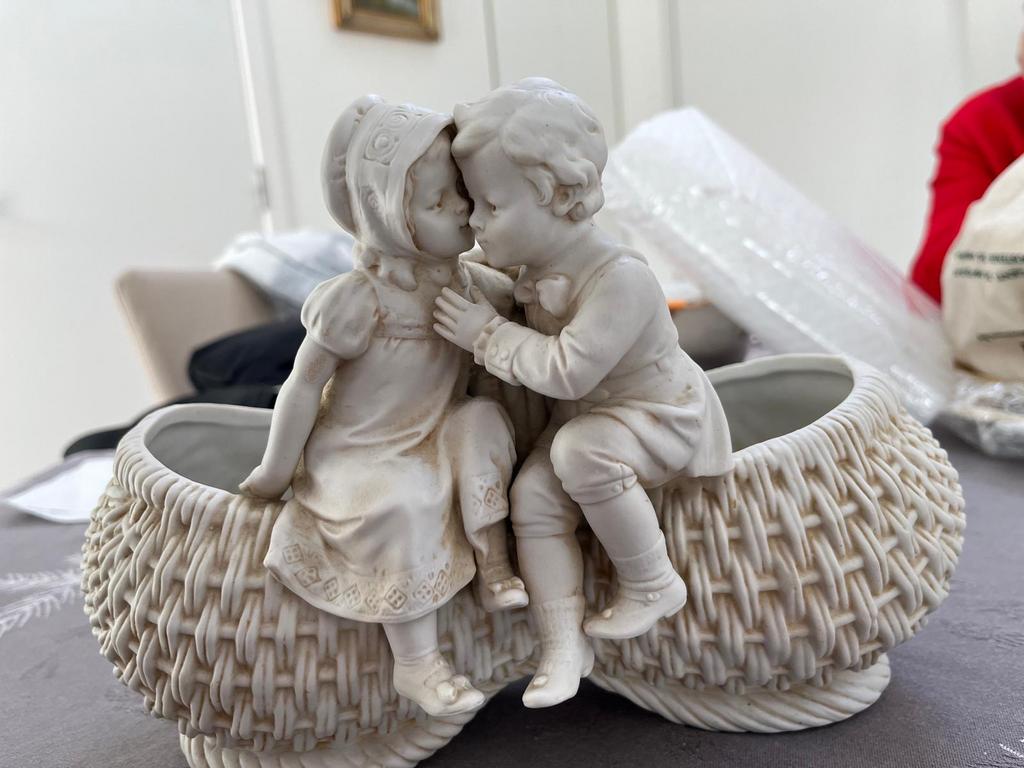 Bisquit beeld, Verzamelen, Ophalen of Verzenden, Mens