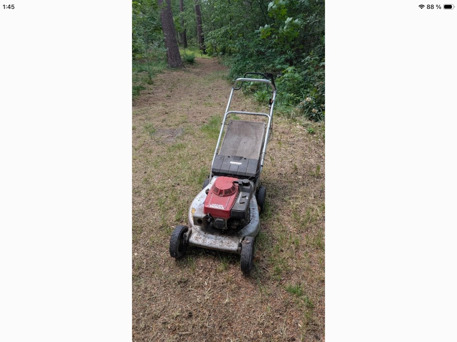 Honda-maaiers, Ophalen, Gebruikt, Motor