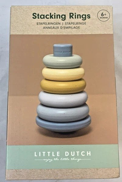 Jouets pour bébés Little Dutch à anneaux empilables en plast, Envoi, Comme neuf, Autres types