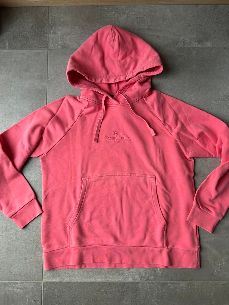 Peak performance - Hoodie koraal. Maat S, Kleding | Dames, Ophalen of Verzenden, Zo goed als nieuw, Maat 36 (S), Roze