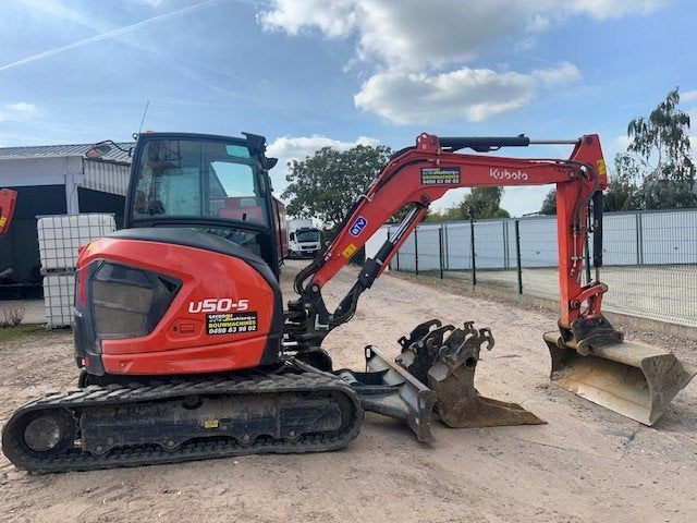 Kubota U50-5 Minigraver, Ophalen, Graafmachine