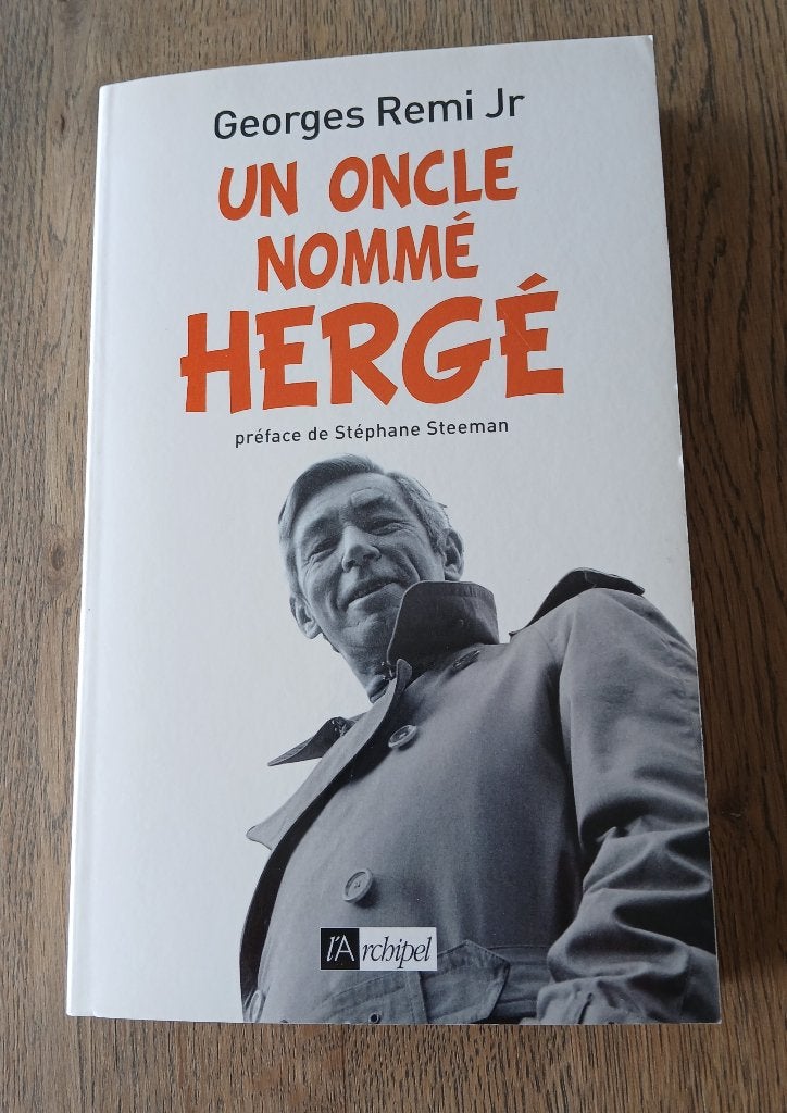 Boek „An Uncle Named Hergé”, Ophalen, Hergé.