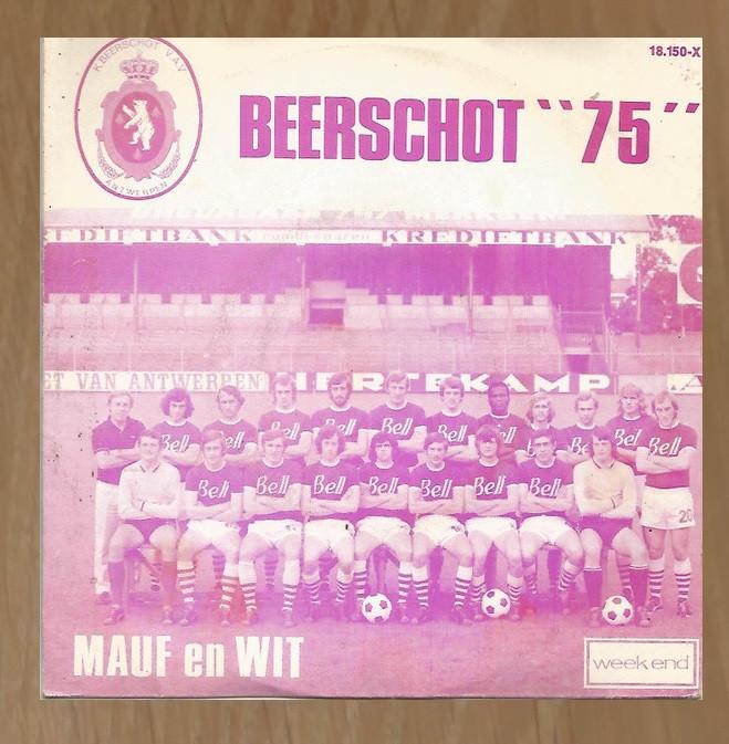 7" Lou Marcel en De Spionkop – Beerschot "75", 7 inch, Single, Ophalen of Verzenden, Zo goed als nieuw
