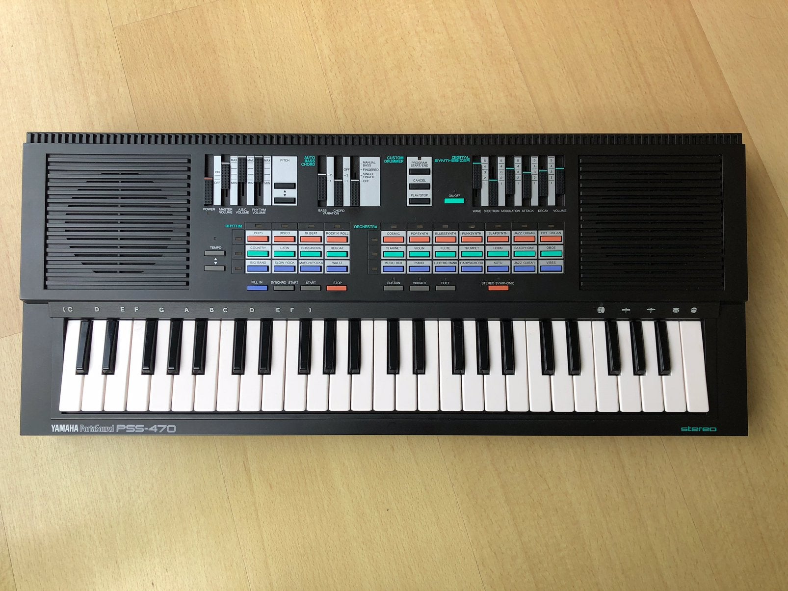 Yamaha portasound pss- 470, keyboard, synthesizer 1987, Muziek en Instrumenten, Keyboards, Zo goed als nieuw, Yamaha, Ophalen