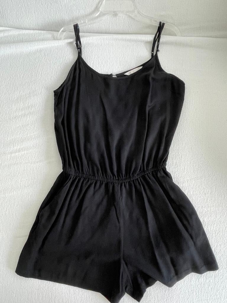 Zwarte playsuit maat 34, in perfecte staat!, Kleding | Dames, H&M, Zwart, Ophalen of Verzenden, Zo goed als nieuw