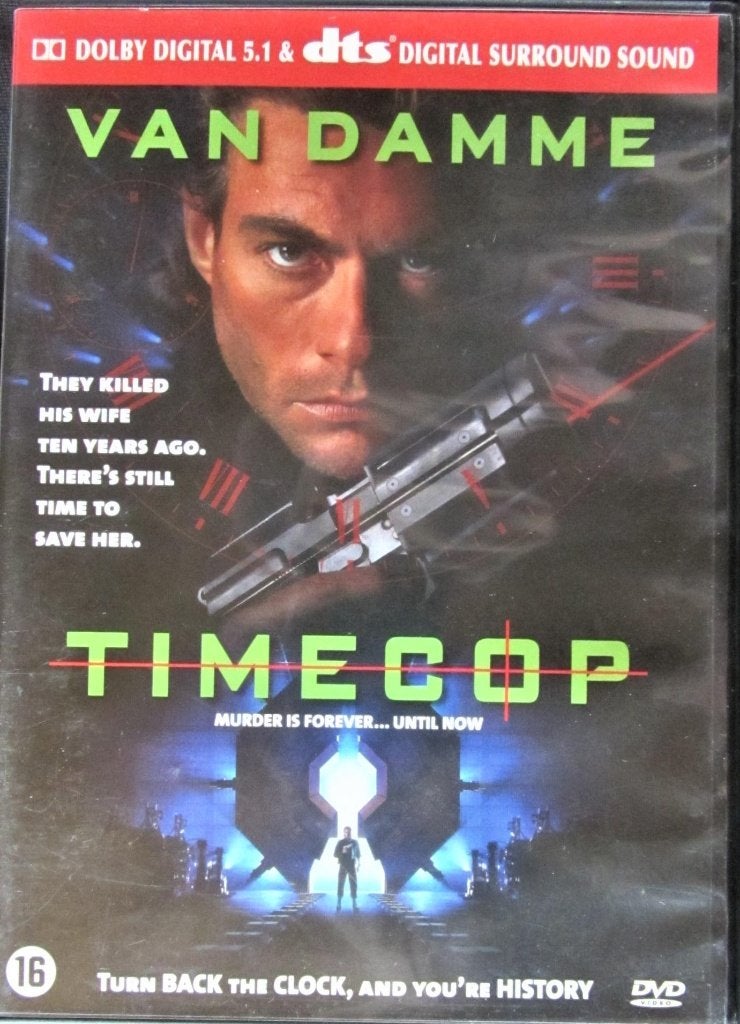DVD ACTIE- TIMECOP (JEAN CLAUDE VAN DAMME), Engels, Alle leeftijden, Nederlands, Actiethriller