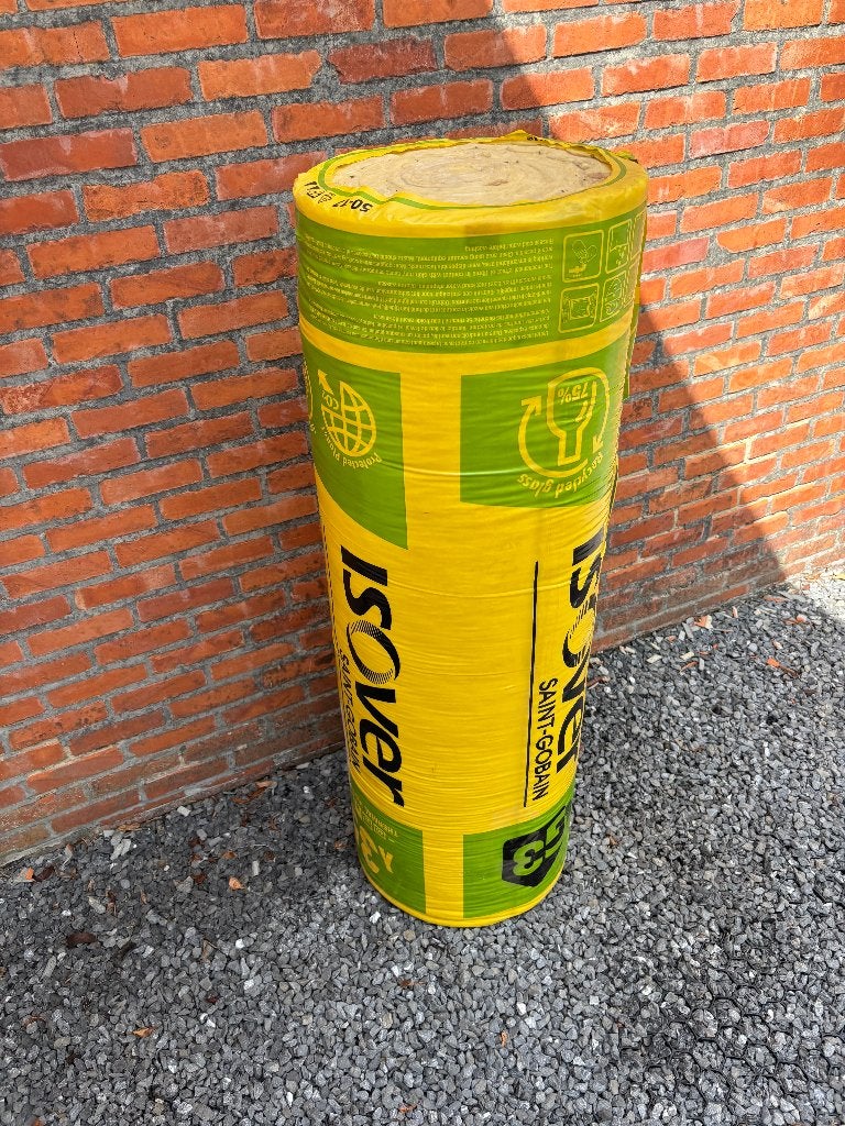 rol isolatiewol gratis af te halen, Doe-het-zelf en Bouw, Nieuw, 5 tot 10 m², 8 tot 12 cm, Glaswol