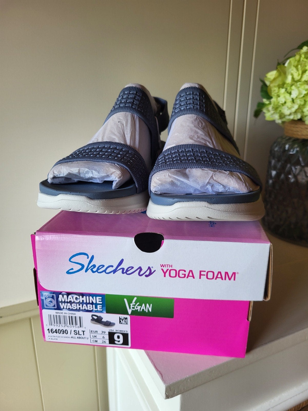 Sketchers - Ultra Flex 3.0 All About U dames sandalen blauw, Kleding | Dames, Ophalen of Verzenden, Blauw